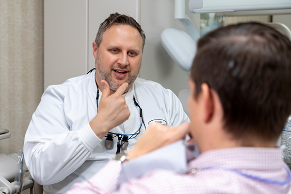 Dr. David Bartolovic, the prosthodontist at Pointe Dental Group