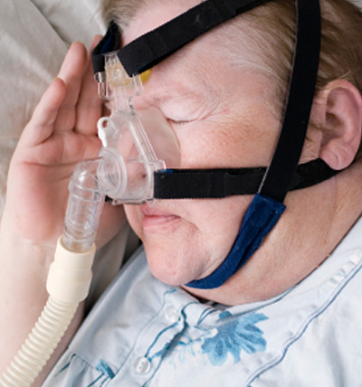 Continuous Positive Airway Pressure (CPAP) is pressurized air generated from a bedside machine