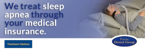 We treat sleep apnea through your medical insurance. Click here to see sleep apnea treatment options.